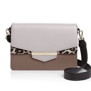 Kate Spade Kaela Leopard Carmel Court Lux Leather & Calf Hair